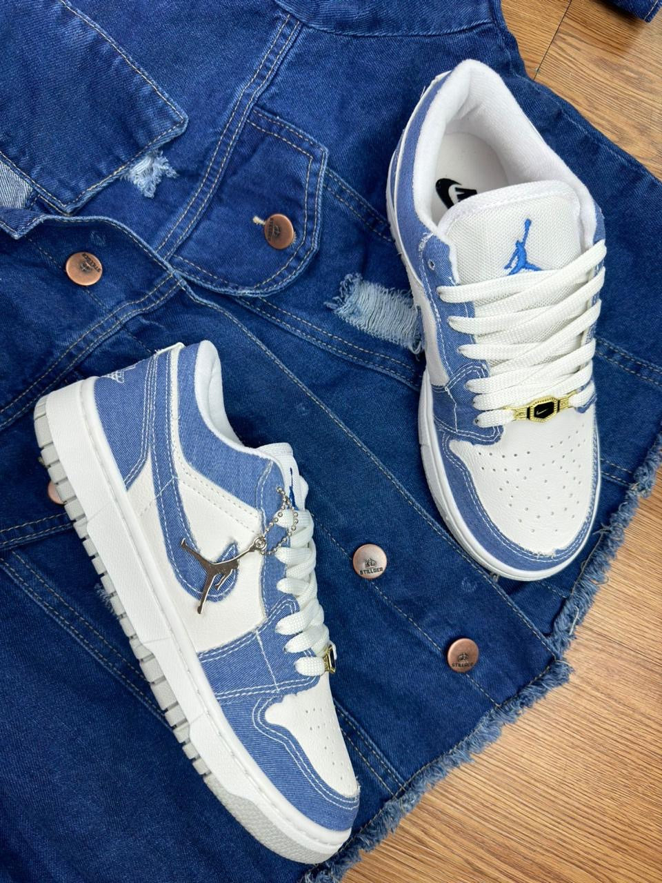 Air Jordan Low Jeans - Zip Tênis