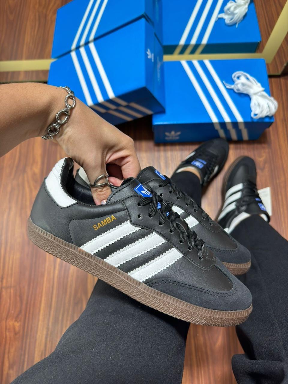 Adidas Samba Black - Zip Tênis