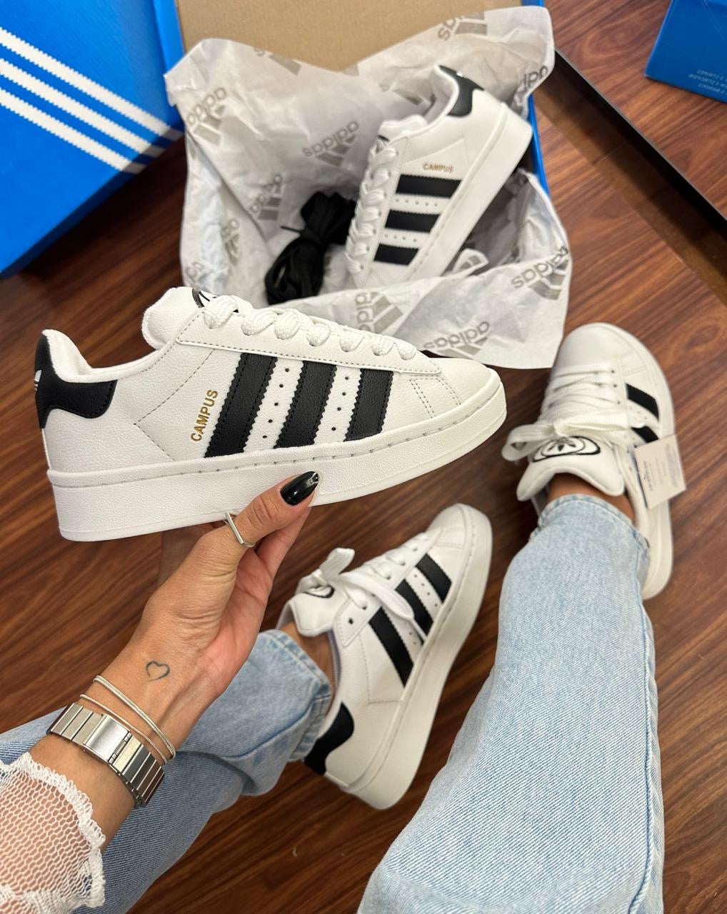 Adidas Campus White - Zip Tênis