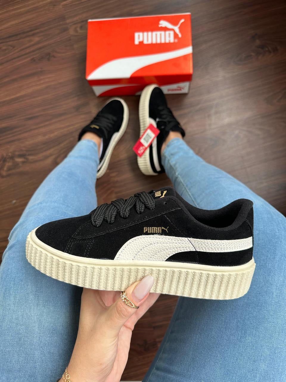 Puma Suede Caiqui Black - Zip Tênis