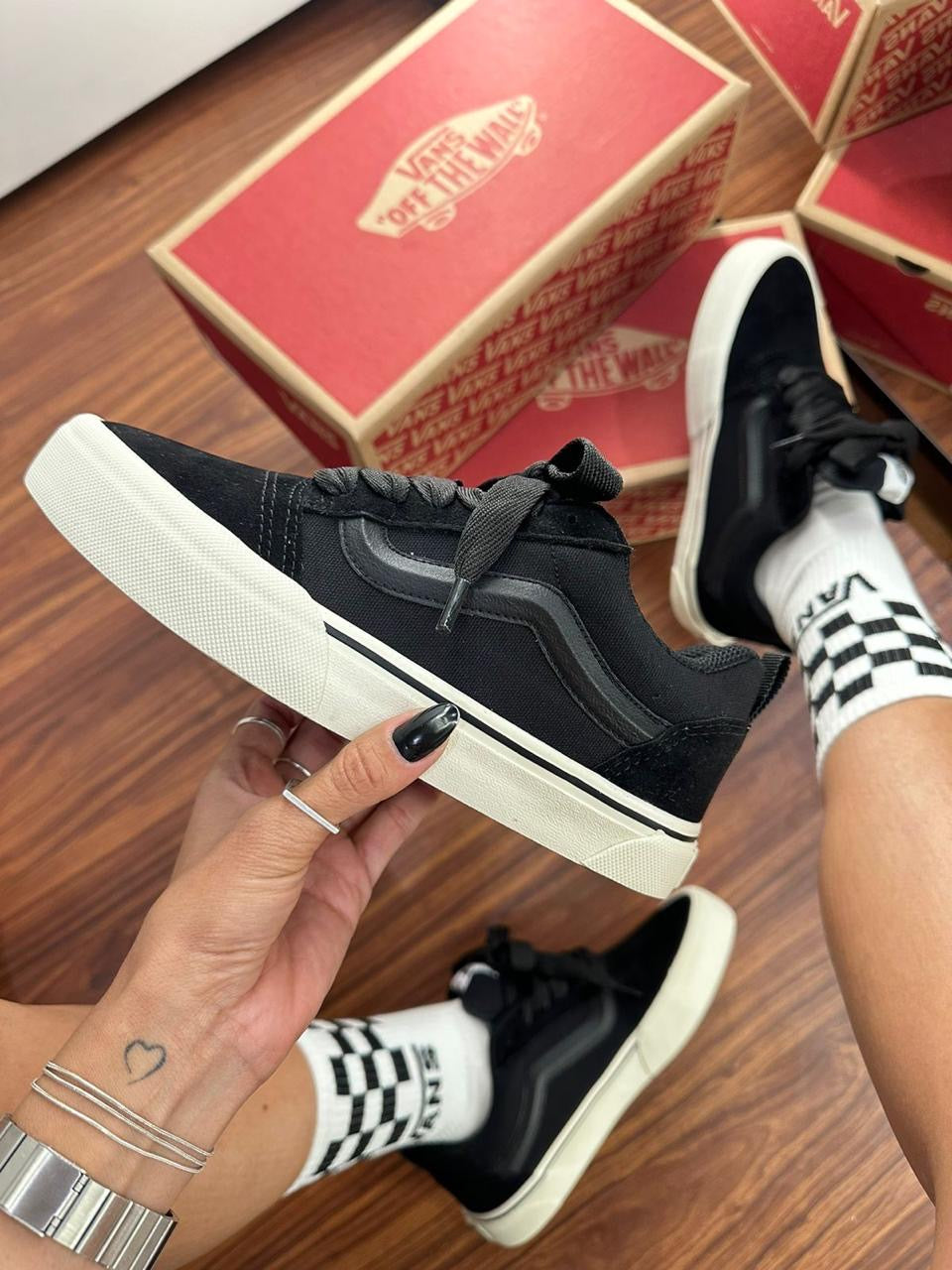 Vans Knu Skool All Black - Zip Tênis