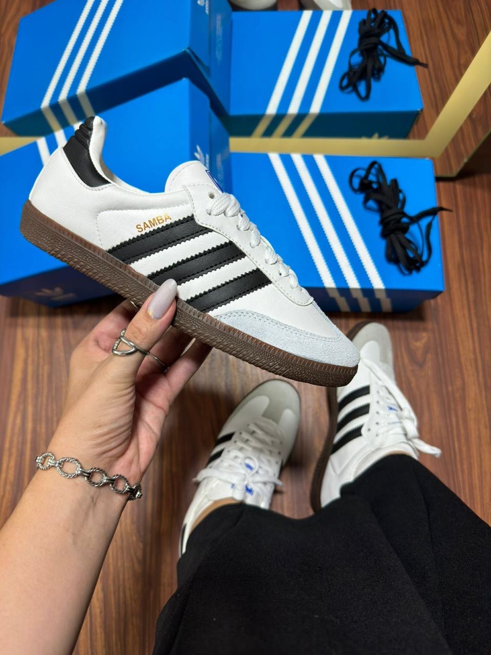 Adidas Samba White - Zip Tênis