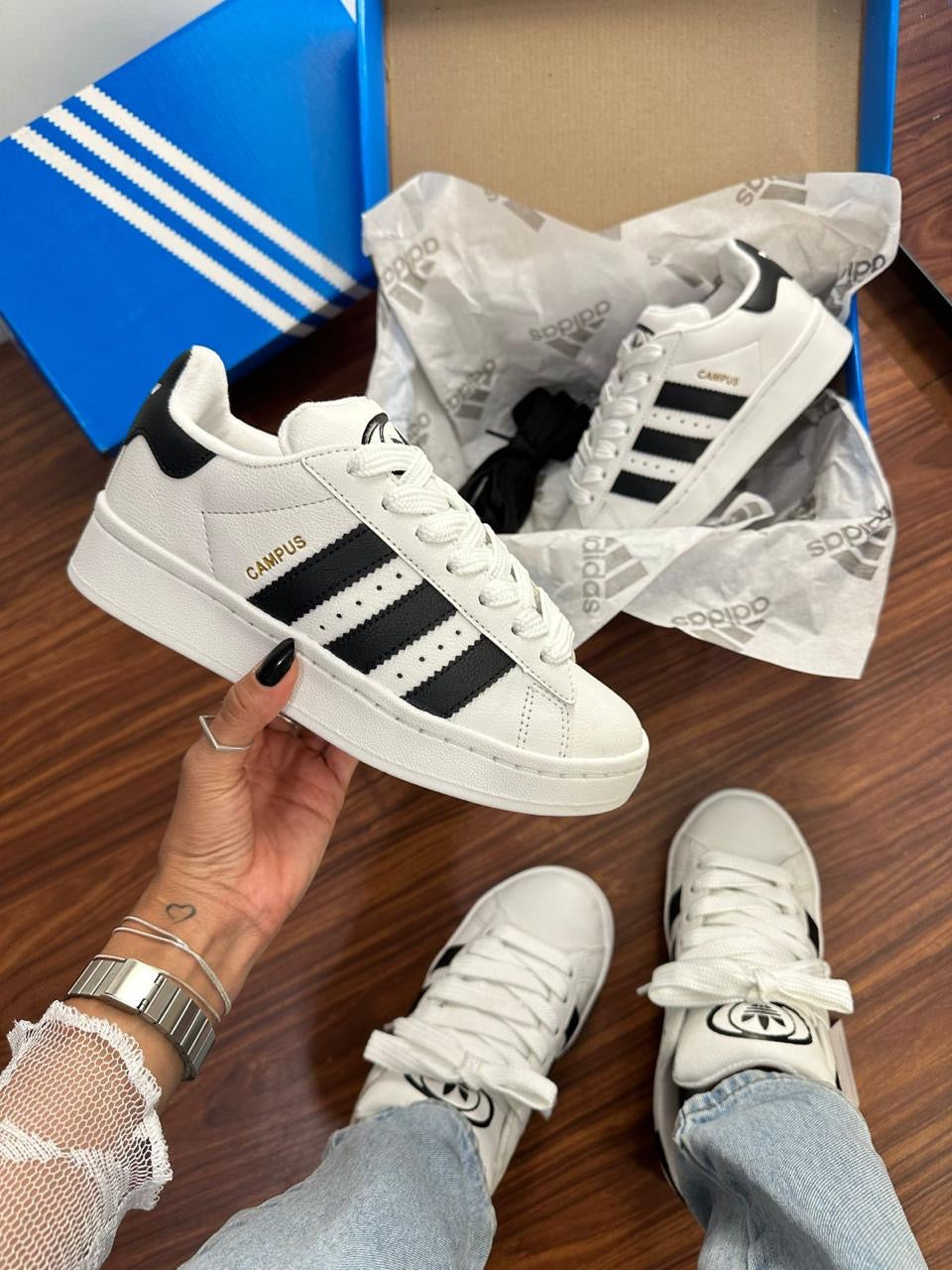 Adidas Campus White - Zip Tênis