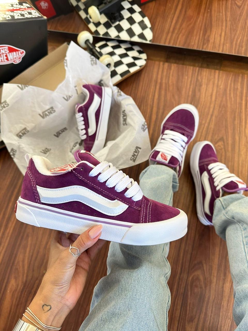 Vans Knu Skool Pink - Zip Tênis