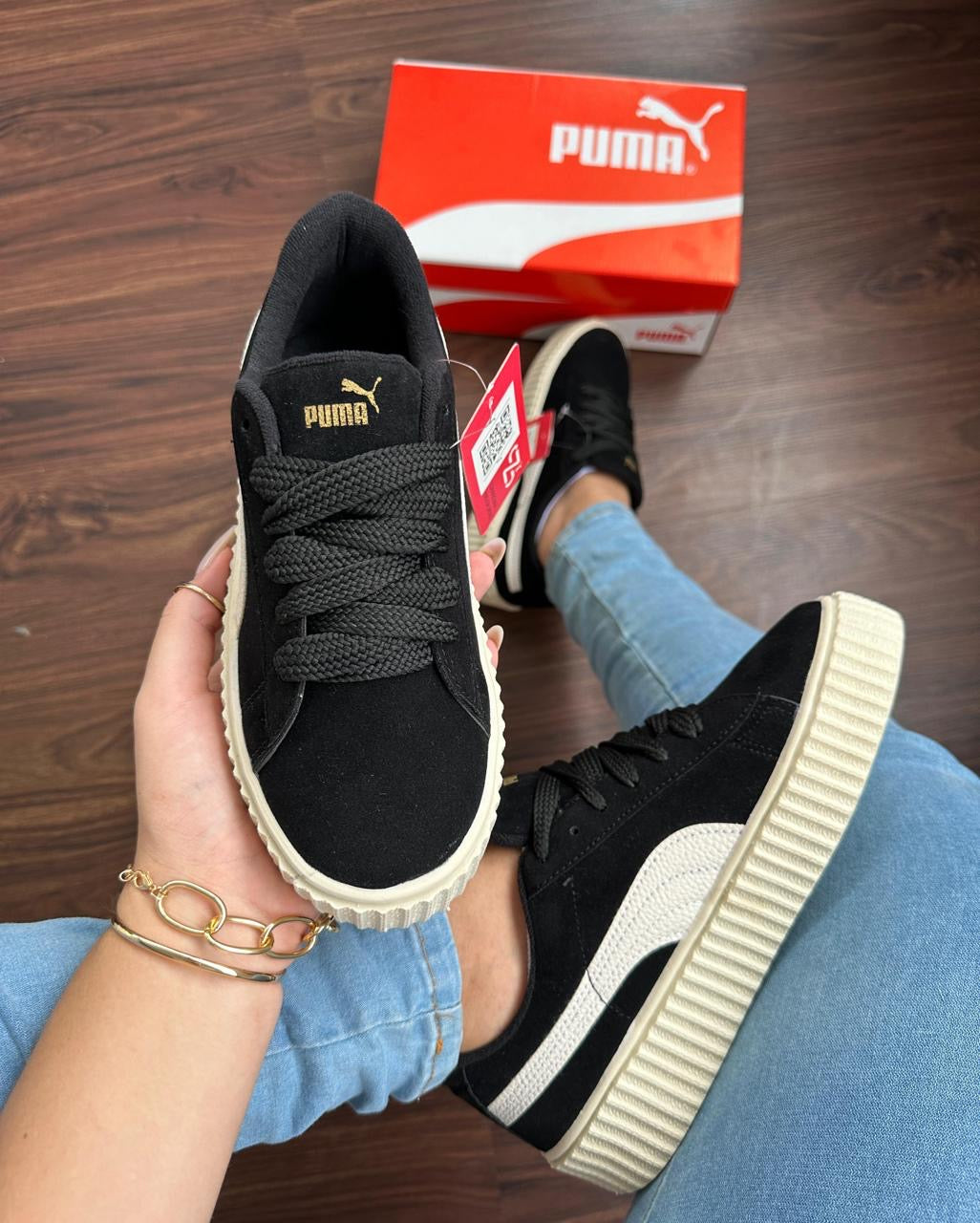 Puma Suede Caiqui Black - Zip Tênis