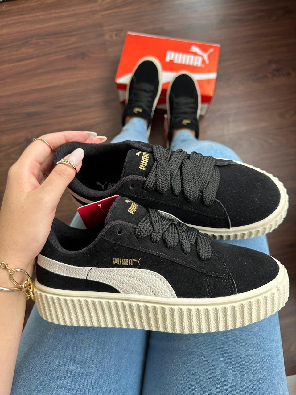 Puma Suede Caiqui Black - Zip Tênis