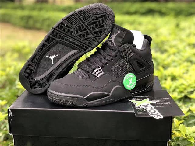 Air Jordan 4 'Black-Cat - Zip Tênis